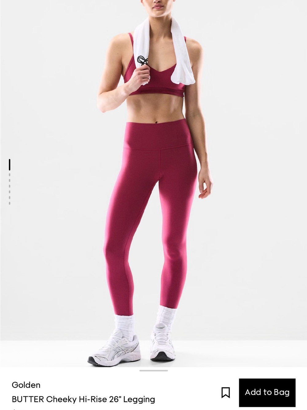 Butter Cheeky Hi-Rise 26" Legging
Golden